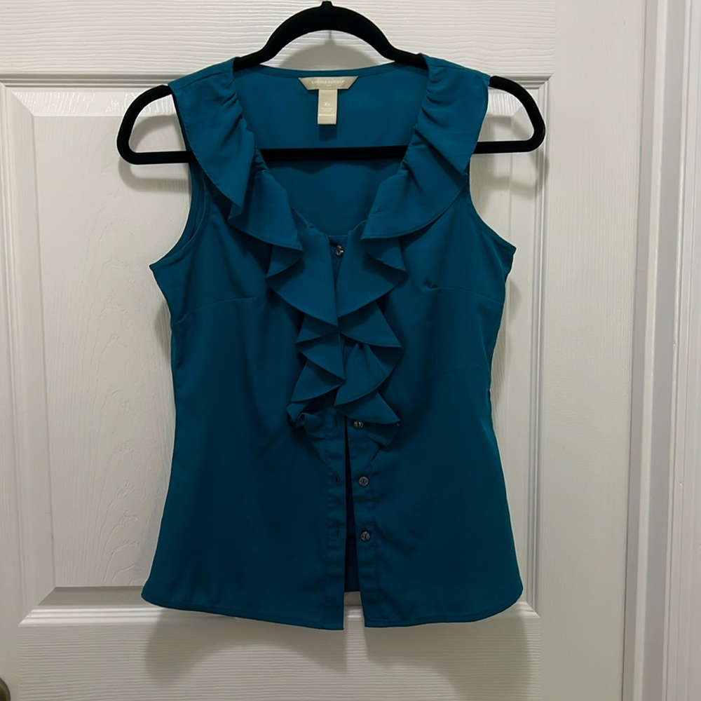 Teal Banana Republic Shirt